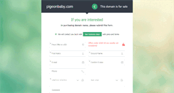 Desktop Screenshot of pigeonbaby.com
